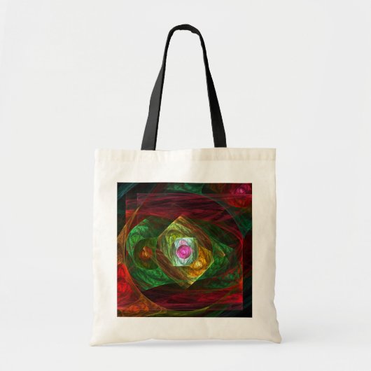 Dynamic Connections Abstracte Art Canvas tas (Voorkant)