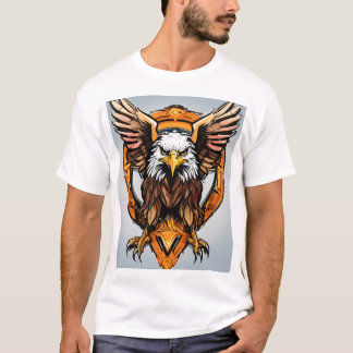 Dynamic Crystal Eagle Emblem T-Shirt - Spirit of V