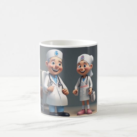 Dynamic Duo: Mok van het team van verpleegkundigen (Center)