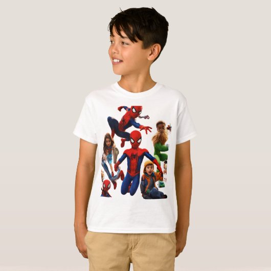 "Dynamic Duo: Spidey & Amazing Friend T-shirt" T-shirt (Voorkant volledig)