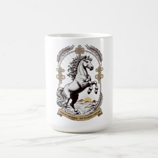 Dynamic Horse Emblem, Chinese New Year Gift Koffiemok
