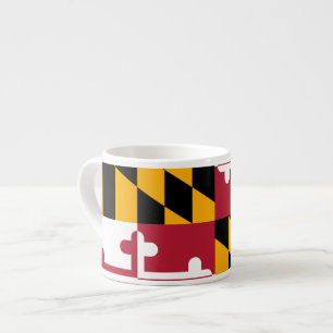 Dynamic Maryland State Flag Espresso Kop