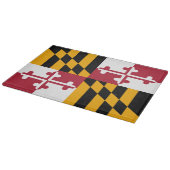 Dynamic Maryland State Flag Snijplank (Hoek)