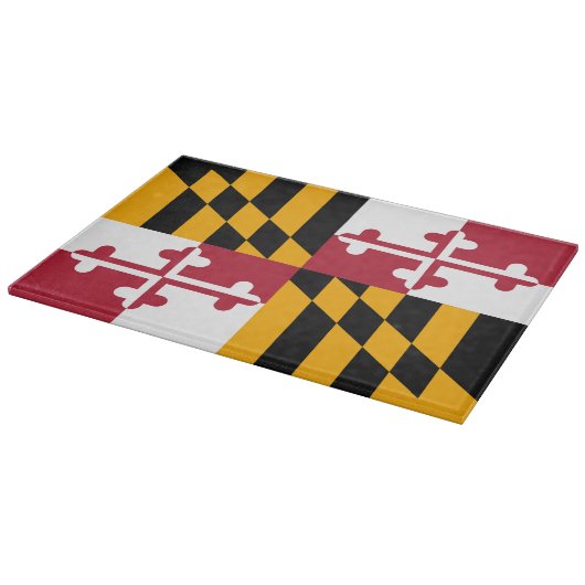 Dynamic Maryland State Flag Snijplank (Hoek)