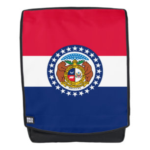 Dynamic Missouri State Flag Graphic op een Rugtassen