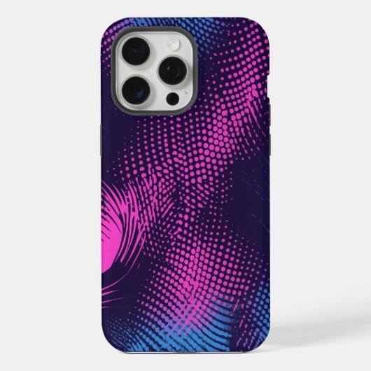 💖 Dynamic Pink & Purple Dotted Abstract Pattern  (Verso)