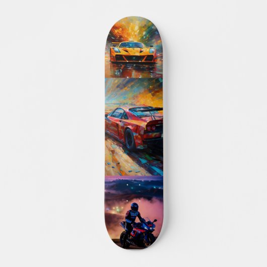 Dynamic Racing Art Collectie Skateboard (Voorkant)