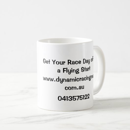 Dynamic Racing Mail Coffee Koffiemok (Voorkant rechts)