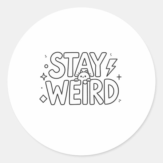 Dynamic Running Robot Keep Moving Sticker (Voorkant)