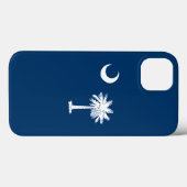 Dynamic South Carolina State Flag Graphic op een Case-Mate iPhone Case (Achterkant (horizontaal))