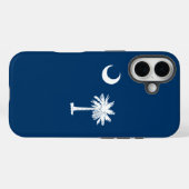 Dynamic South Carolina State Flag Graphic op een Case-Mate iPhone Case (Achterkant (horizontaal))