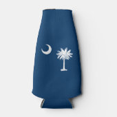 Dynamic South Carolina State Flag Graphic op een Flesjeskoeler (Voorkant)