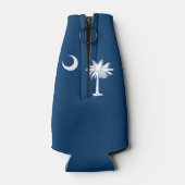 Dynamic South Carolina State Flag Graphic op een Flesjeskoeler (Achterkant)