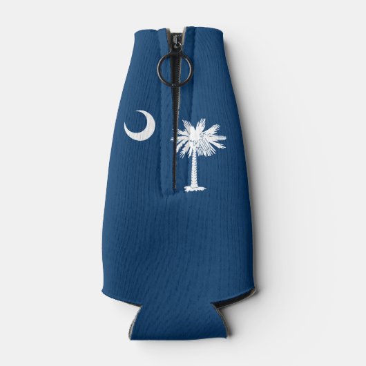 Dynamic South Carolina State Flag Graphic op een Flesjeskoeler (Achterkant)