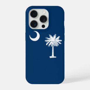Dynamic South Carolina State Flag Graphic op een iPhone 15 Pro Hoesje