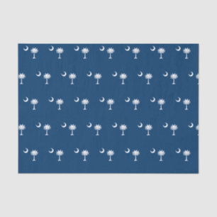 Dynamic South Carolina State Flag Graphic op een Tissuepapier