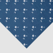 Dynamic South Carolina State Flag Graphic op een Tissuepapier (Detail)