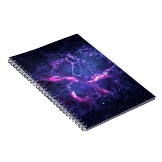 Dynamic Space Nebula Cosmic Afbeelding Notitieboek (Rechterzijde)