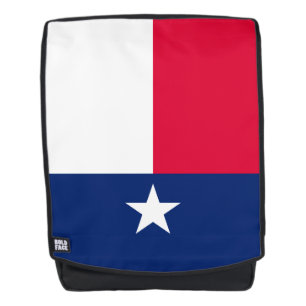 Dynamic Texas State Flag Graphic op een Rugtassen