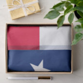 Dynamic Texas State Flag Graphic op een Tissuepapier (Geschenk)