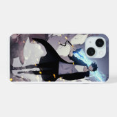 dynamic warrior standing  iPhone 15 hoesje (Achterkant horizontaal)