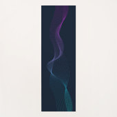 Dynamics lines blue wave yoga mat (Voorkant)