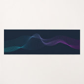 Dynamics lines blue wave yoga mat (Voorkant (horizontaal))