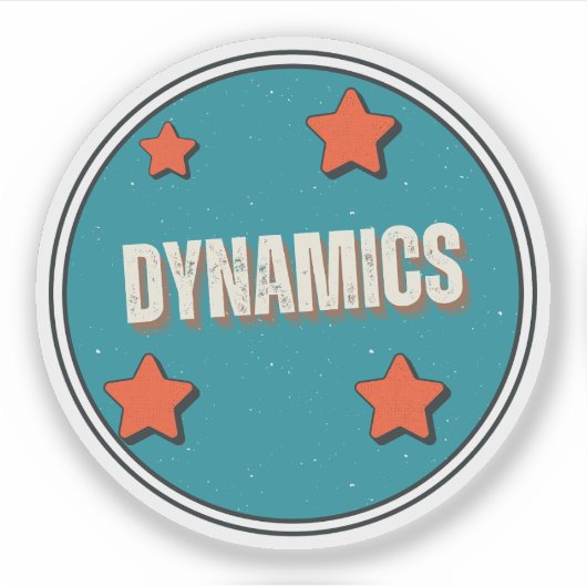 Dynamiek Sticker (Voorkant)