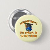 Dynamiet Vist Ronde Button 5,7 Cm (Voorkant /achterkant)