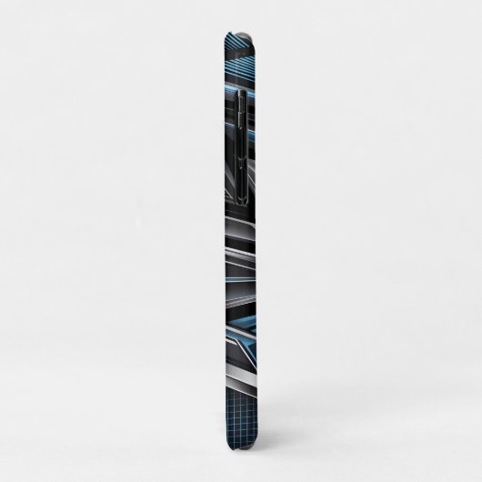 Dynamisch Abstract Ontwerp van Ineengrijpende Meta Case-Mate iPhone Case (Achterkant/links)