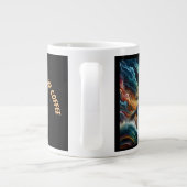 Dynamisch duo: Stormy Horseback Adventure Extra Grote Beker (Achterkant)