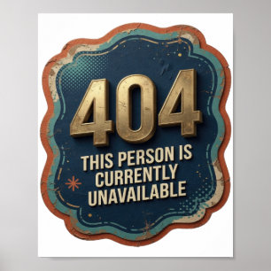 Dynamisch Goud DEZE PERSOON IS MOMENTEEL NIET BESC Poster