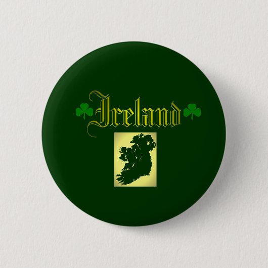 Dynamisch Ierland. Ronde Button 5,7 Cm (Voorkant)