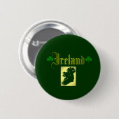 Dynamisch Ierland. Ronde Button 5,7 Cm (Voorkant /achterkant)