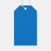 Dynamisch Oklahoma State Flag Graphic op a Cadeaulabel (Achterkant)