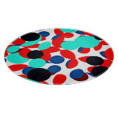 Dynamisch patroon van de kleurenspelstijl snijplank (Hoek)