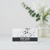 Dynamisch | Spatter Visitekaartje (Staand voorkant)