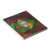 Dynamische aansluitingen Abstracte Art-laptop Notitieblok (Schuin)