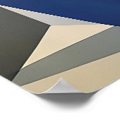 Dynamische Abstracte Architectuur Poster (Hoek)