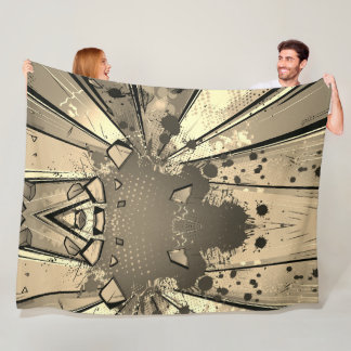 Dynamische Abstracte Art Throw Blanket Fleece Deken