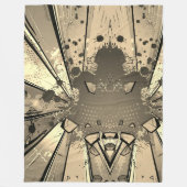 Dynamische Abstracte Art Throw Blanket Fleece Deken (Voorkant)