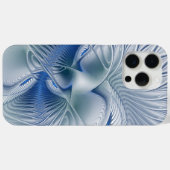 Dynamische Abstracte blauwe tinten Fractal Art Case-Mate iPhone Case (Achterkant (horizontaal))