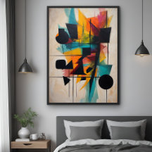 Dynamische Abstracte geometrische kunst