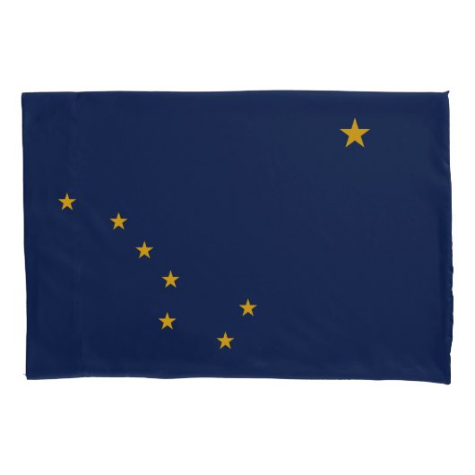 Dynamische Alaska State Flag Graphic op a Kussensloop (Voorkant)