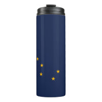 Dynamische Alaska State Flag Graphic op a