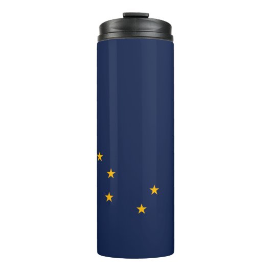 Dynamische Alaska State Flag Graphic op a Thermosbeker (Voorkant)