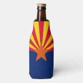 Dynamische Arizona State Flag Graphic op a Flesjeskoeler (Fles Voorkant)