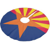 Dynamische Arizona State Flag Graphic op a Kerstboom Rok (Gekanteld)