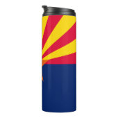 Dynamische Arizona State Flag Graphic op a Thermosbeker (Geroteerd rechts)
