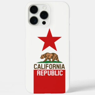 Dynamische California State Flag Graphic op een iPhone 16 Pro Max Hoesje